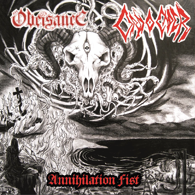 Obeisance / Ordo Caper ‎– Annihilation Fist (CD)