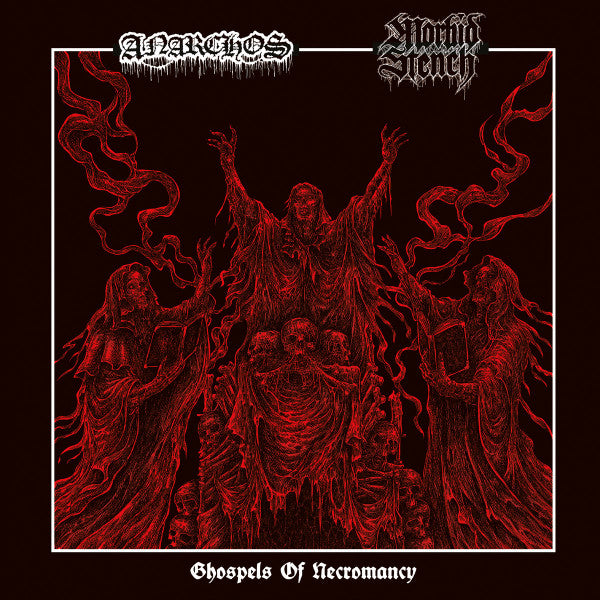 Anarchos/Morbid Stench ‎– Ghospels Of Necromancy/Brethren Accuser (EP 7" Yellow)