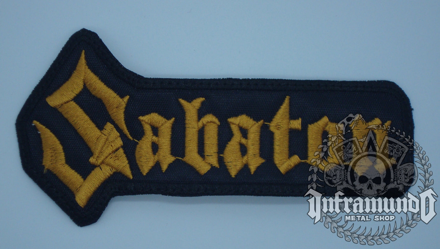 Sabaton Red Logo Embroidered Patch